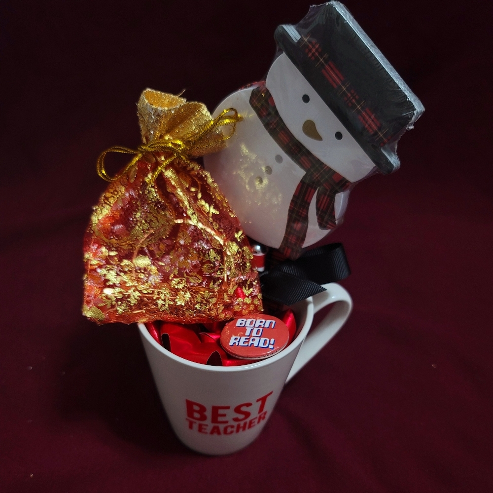 Red Best Teacher Mug Gift